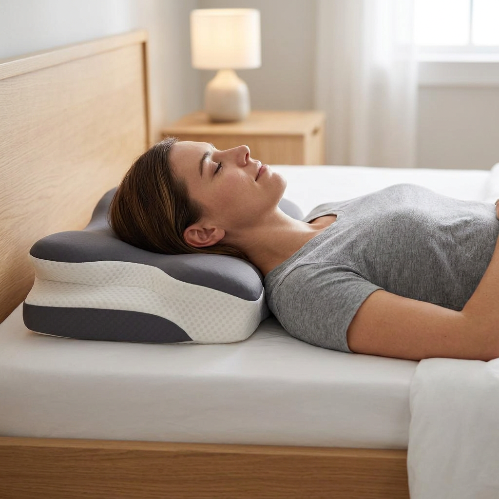 Pain Relief Pillow for Neck Support, Adjustable Cervical Pillow, Ergonomic Contour Memory Foam Pillow, Orthopedic Pillow for Side Back Stomach Sleeper