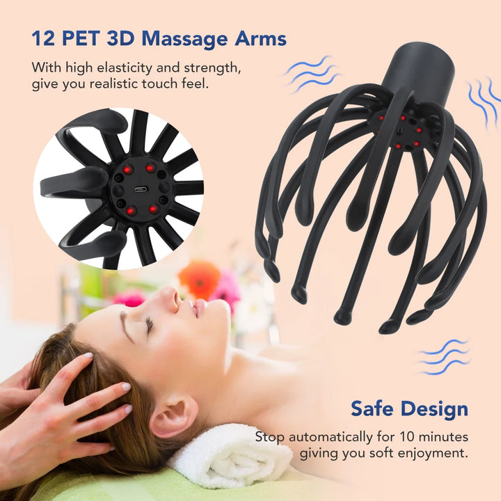 Octopus Scalp Claw Massager