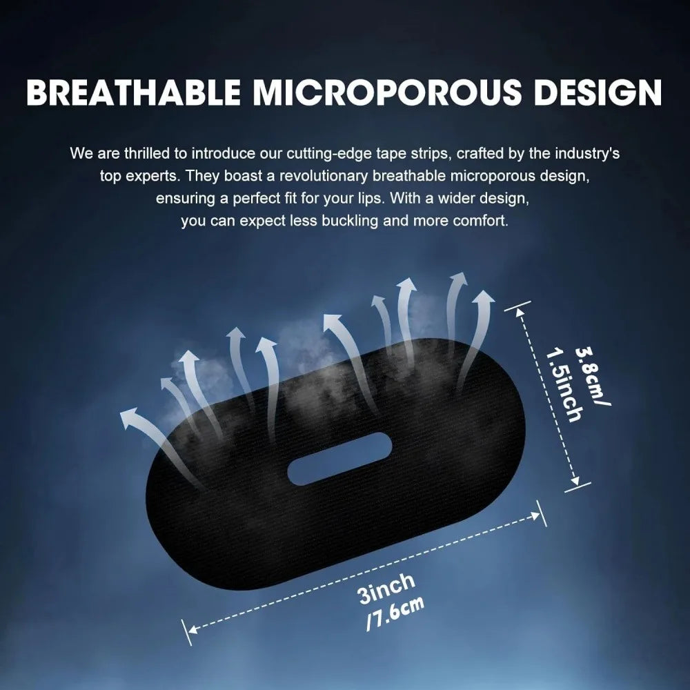 Anti-Snoring Sleep Mouth Tape, Hypoallergenic & Skin Friendly Mouth Strip for Sleeping