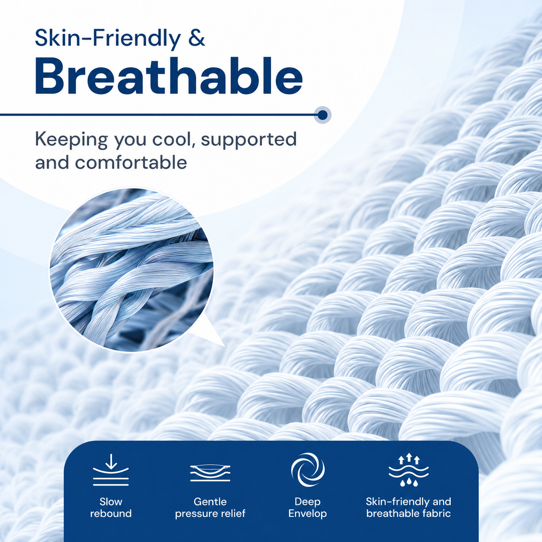 Pain Relief Pillow for Neck Support, Adjustable Cervical Pillow, Ergonomic Contour Memory Foam Pillow, Orthopedic Pillow for Side Back Stomach Sleeper